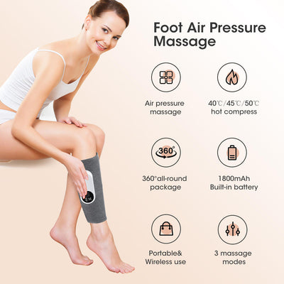 Somvexa™ Air Compression Leg Massager | Wireless Recovery Wrap