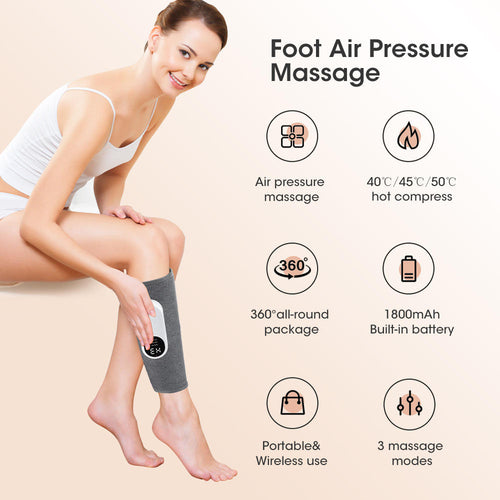Somvexa™ Air Compression Leg Massager | Wireless Recovery Wrap